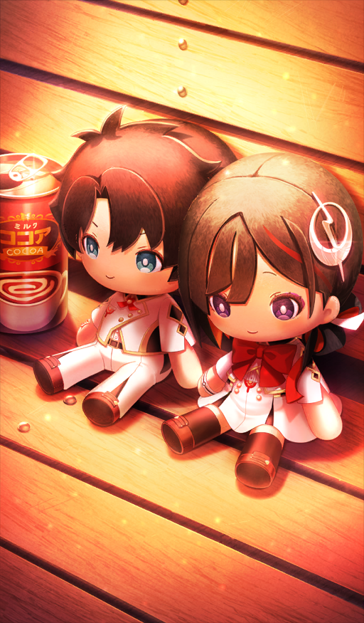With a Crane, Cocoa, and a Hina Doll Plushie - Male Master Version