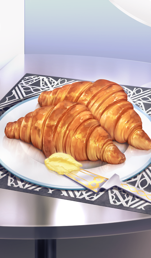  Slightly Burnt Croissants 