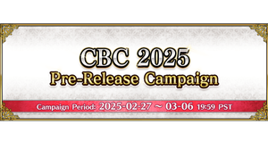 Chaldea Boys Collection 2025 Pre-Release Campaign