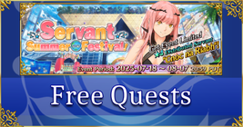FGO Summer 2025 - Free Quests