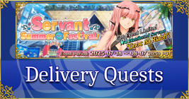 FGO Summer 2025 - Delivery Quests