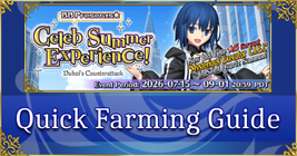 FGO Summer 2026 - Quick Farming Guide