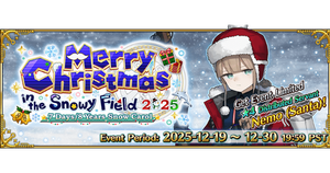 Christmas 2025 Event - Merry Christmas in the Snowy Field 2025 - 7 Days/8 Years Snow Carol