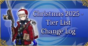 Christmas 2025 - Tier List Change Log