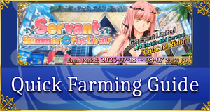 FGO Summer 2025 - Quick Farming Guide