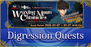 Fate/Samurai Remnant Collab - Digression Quests