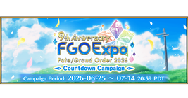 FGO Expo: Fate/Grand Order 2026 9th Anniversary Countdown Campaign