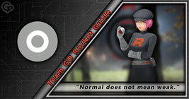 Team Rocket Normal Type Grunt Guide