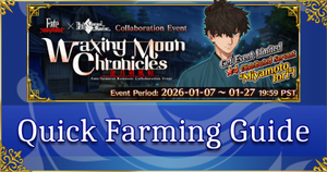 Fate/Samurai Remnant Collab - Quick Farming Guide