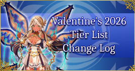 Valentine's 2026 - Tier List Change Log