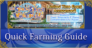 The Great Spirit's World Tour - Quick Farming Guide
