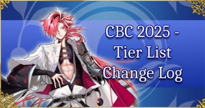 CBC 2025 - Tier List Change Log