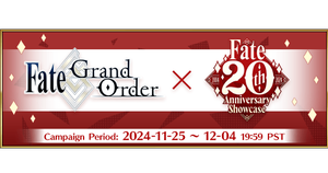 Fate 20th Anniversary Showcase Celebration Campaign