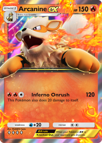 Arcanine ex - Genetic Apex