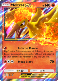 Moltres ex - Genetic Apex