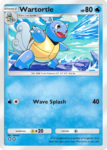 Wartortle - Genetic Apex #054 [U]