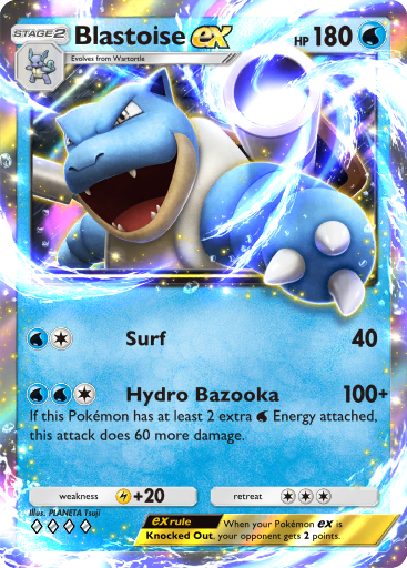 Blastoise ex - Genetic Apex #056 [RR]