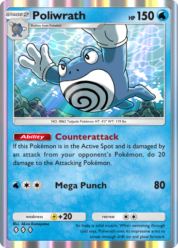 Poliwrath - Genetic Apex #061 [R]