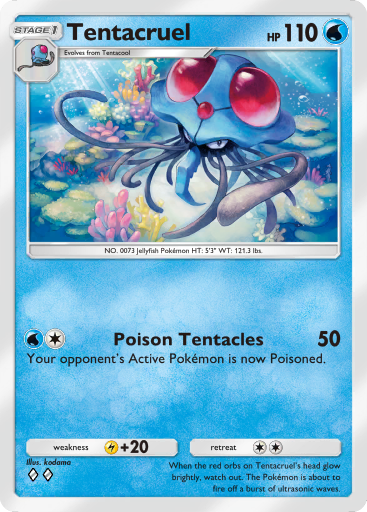 Tentacruel - Genetic Apex #063 [U]