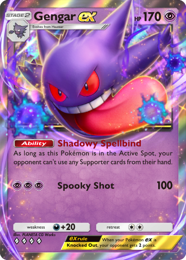 Gengar ex - Genetic Apex #123 [RR]