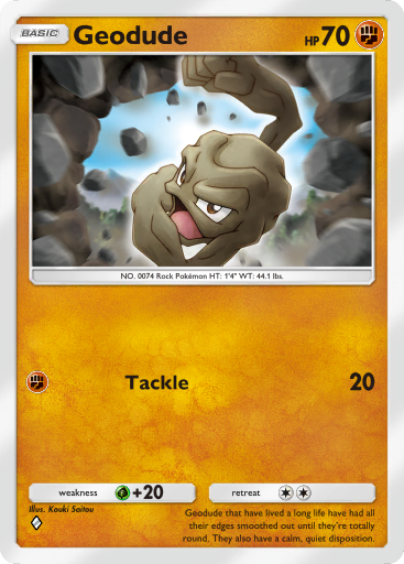 Geodude - Genetic Apex #147 [C]