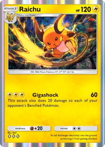 Raichu - Mythical Island #026 [R]