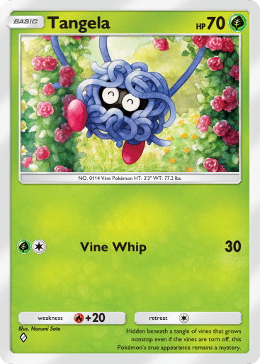 Tangela - Space-Time Smackdown #004 [C]