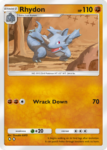 Rhydon - A2 #081 [U]