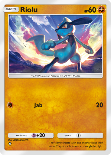 Riolu - A2 #091 [C]