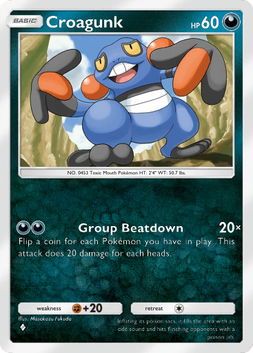 Croagunk - A2 #107 [C]