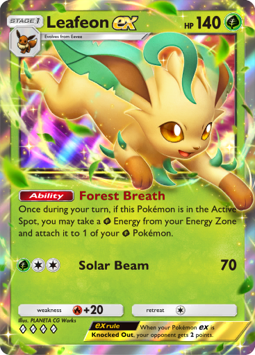 Leafeon ex - Triumphant Light #010 [RR]