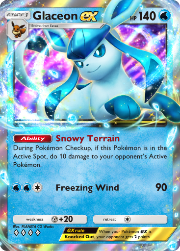 Glaceon ex - Triumphant Light #022 [RR]