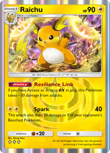 Raichu - Triumphant Light #026 [R]