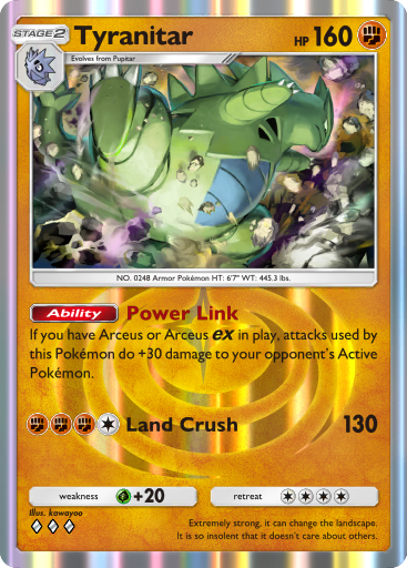 Tyranitar - Triumphant Light #041 [R]