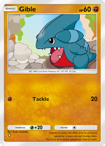 Gible - Triumphant Light #045 [C]