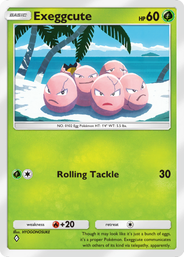 Exeggcute - Celestial Guardians #001 [C]