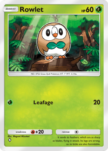Rowlet - Celestial Guardians #009 [C]