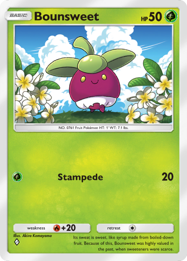 Bounsweet - Celestial Guardians #018 [C]