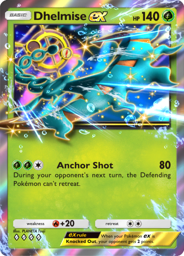 Dhelmise ex - Celestial Guardians #023 [RR]