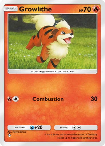Growlithe - Celestial Guardians #025 [C]