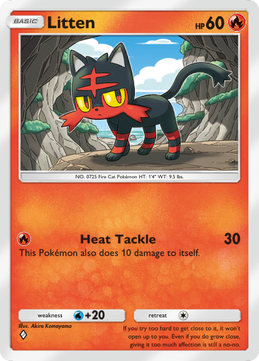 Litten - Celestial Guardians #030 [C]