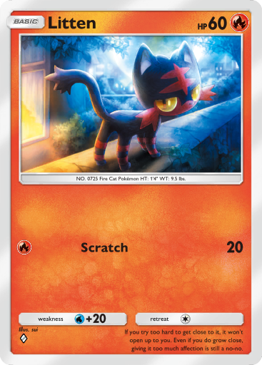 Litten - Celestial Guardians #031 [C]