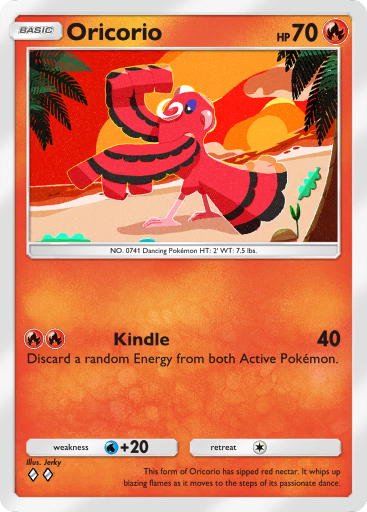 Oricorio - Celestial Guardians #034 [U]