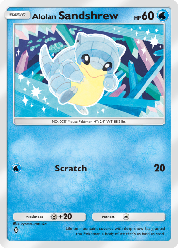 [Text:AdditionalName v="ADDITIONAL_NAME_Alora" type="region" ][Text:Char v="FOUR-PER-EM-SPACE" ]Sandshrew - Celestial Guardians #038 [C]