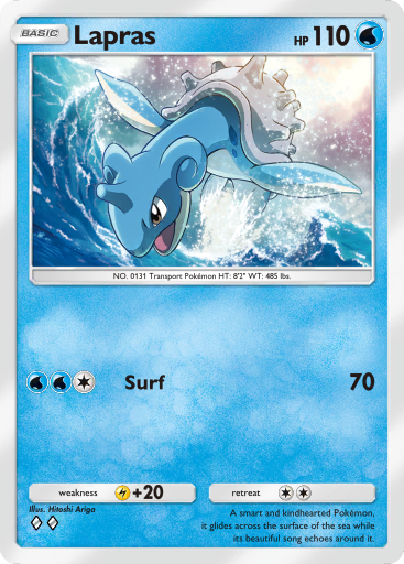 Lapras - Celestial Guardians #044 [U]