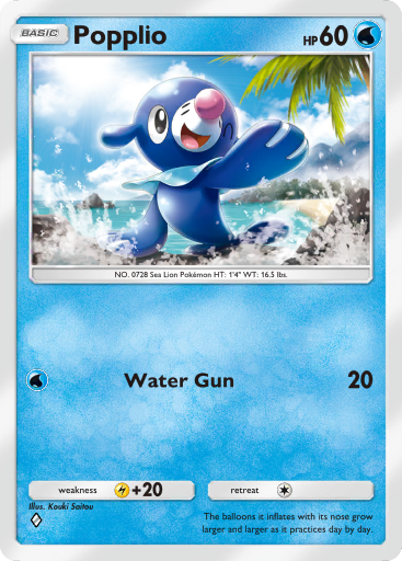 Popplio - Celestial Guardians #046 [C]