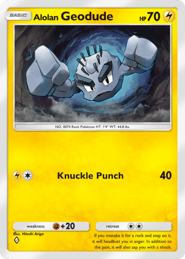 [Text:AdditionalName v="ADDITIONAL_NAME_Alora" type="region" ][Text:Char v="FOUR-PER-EM-SPACE" ]Geodude - Celestial Guardians #059 [C]