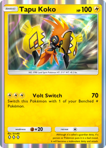 Tapu Koko - Celestial Guardians #068 [R]