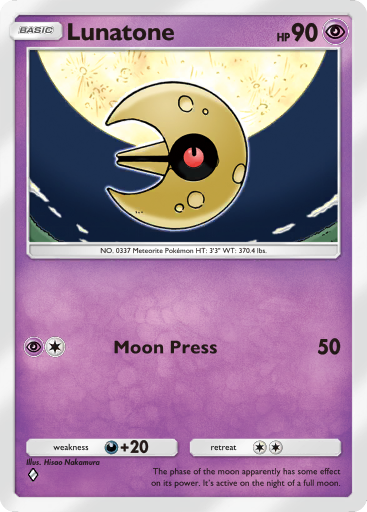 Lunatone - Celestial Guardians #073 [C]