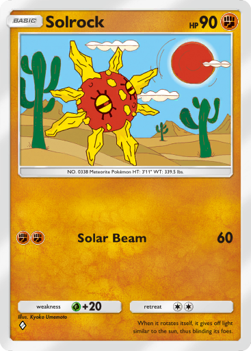 Solrock - Celestial Guardians #092 [C]